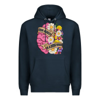 Navy your anxiety is a lying bitch Premium Hoodie - MaliasSmallBusiness