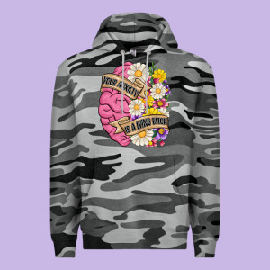 Your Anxiety Is A Lying Bitch Premium Hoodie Designed By Maliassmallbusiness