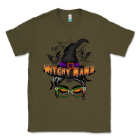 Army Green witchy nana Classic Tee - RacoonDesign