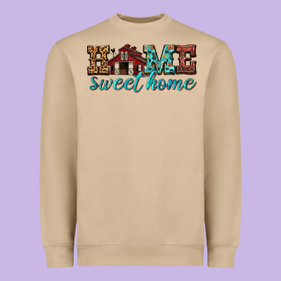 Home Sweet Home Heavyweight Sweatshirt Designed By Texasbilliewilder