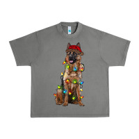 Tornado christmas german shepherd Urban Heavy Tee - RanaPortraitStore