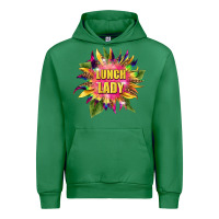 Emerald lunch lady tie dye sunflower Urban Hoodie - BarkalooDesign