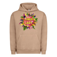 Lunch Lady Tie Dye Sunflower Urban Hoodie | Teevron