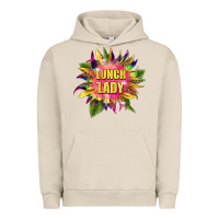 Pigment French Oak lunch lady tie dye sunflower Urban Hoodie - BarkalooDesign