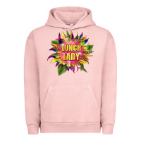 Pigment Salmon lunch lady tie dye sunflower Urban Hoodie - BarkalooDesign