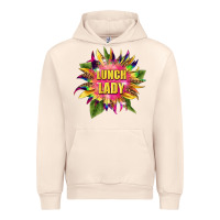 Sandshell lunch lady tie dye sunflower Urban Hoodie - BarkalooDesign