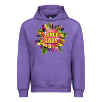 Tulip lunch lady tie dye sunflower Urban Hoodie - BarkalooDesign