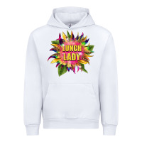 White lunch lady tie dye sunflower Urban Hoodie - BarkalooDesign