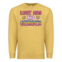 Antique Gold love no gender Premium Sweatshirt - MaliasSmallBusiness