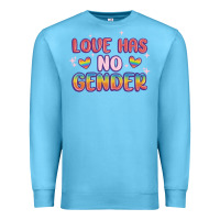 Ocean Blue love no gender Premium Sweatshirt - MaliasSmallBusiness