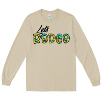 Mushroom let's rodeo Long Sleeve Tee - CowhideDigitalArt