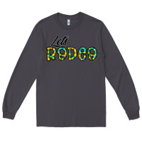 Smoke let's rodeo Long Sleeve Tee - CowhideDigitalArt