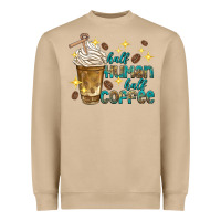 Mushroom half human half coffee Heavyweight Sweatshirt - texasbilliewilder