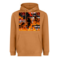 Meerkat firefighter thin red lin Heavyweight Hoodie - LillyAllenDesigns