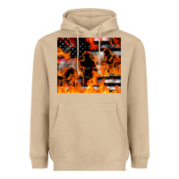 Mushroom firefighter thin red lin Heavyweight Hoodie - LillyAllenDesigns