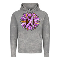 Cloud Rock Cancer Awareness Sunflower Vintage Hoodie - RanaPortraitStore