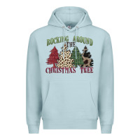 Blue Mist rocking around the christmas tree Premium Hoodie - MaliasSmallBusiness