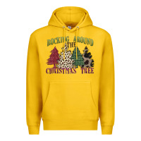 Lemon rocking around the christmas tree Premium Hoodie - MaliasSmallBusiness