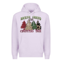 Lilac rocking around the christmas tree Premium Hoodie - MaliasSmallBusiness