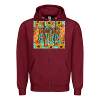 Burgundy Thanksgiving Turkey Zipper Hoodie - Artiststas