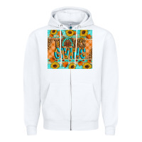 White Thanksgiving Turkey Zipper Hoodie - Artiststas