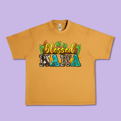 Blessed Nana Urban Heavy Tee Designed By Zillion Design Studio