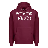 Burgundy b k Nerd! Premium Hoodie - Bettercallsaul