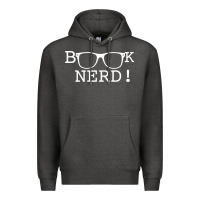 Charcoal Heather b k Nerd! Premium Hoodie - Bettercallsaul