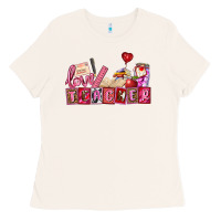 Bone valentines day teacher Ladies Tee - AdoDesignShop