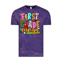 Cloud Purple first grade energy Vintage Tee - texasbilliewilder