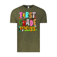 Vintage Olive first grade energy Vintage Tee - texasbilliewilder