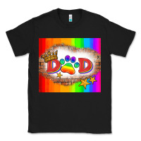 Black lgbtq dad and paw Classic Tee - HRA Design Shop