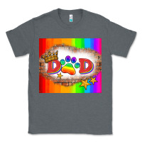 Charcoal Heather lgbtq dad and paw Classic Tee - HRA Design Shop