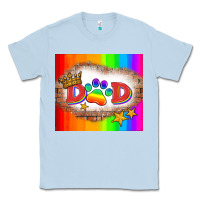 Dusty Blue lgbtq dad and paw Classic Tee - HRA Design Shop