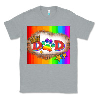 Heather Grey lgbtq dad and paw Classic Tee - HRA Design Shop