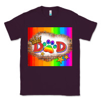 Plum lgbtq dad and paw Classic Tee - HRA Design Shop