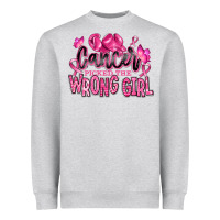 Heather Grey cancer picked the wrong girl Heavyweight Sweatshirt - RanaPortraitStore