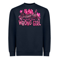 Navy cancer picked the wrong girl Heavyweight Sweatshirt - RanaPortraitStore