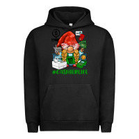 Pigment Black cashier  life gnome Urban Hoodie - BarkalooDesign