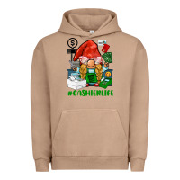 Pigment Burro cashier  life gnome Urban Hoodie - BarkalooDesign