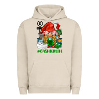 Pigment French Oak cashier  life gnome Urban Hoodie - BarkalooDesign