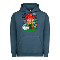 Pigment Midnight Navy cashier  life gnome Urban Hoodie - BarkalooDesign