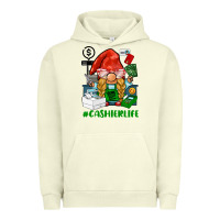Pigment Pistachio cashier  life gnome Urban Hoodie - BarkalooDesign