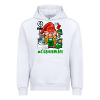 White cashier  life gnome Urban Hoodie - BarkalooDesign