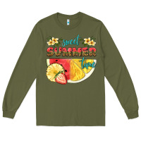 Army Green sweet summer time Long Sleeve Tee - HRA Design Shop