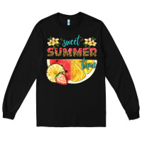 Black sweet summer time Long Sleeve Tee - HRA Design Shop