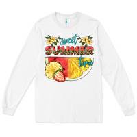 White sweet summer time Long Sleeve Tee - HRA Design Shop