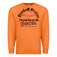Carrot baseball brother i'm just here for the snacks Premium Sweatshirt - MaliasSmallBusiness