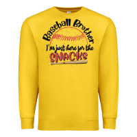 Lemon baseball brother i'm just here for the snacks Premium Sweatshirt - MaliasSmallBusiness