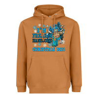 Meerkat im freakin freezin christmas 2023 Heavyweight Hoodie - NancyCooperArtShop